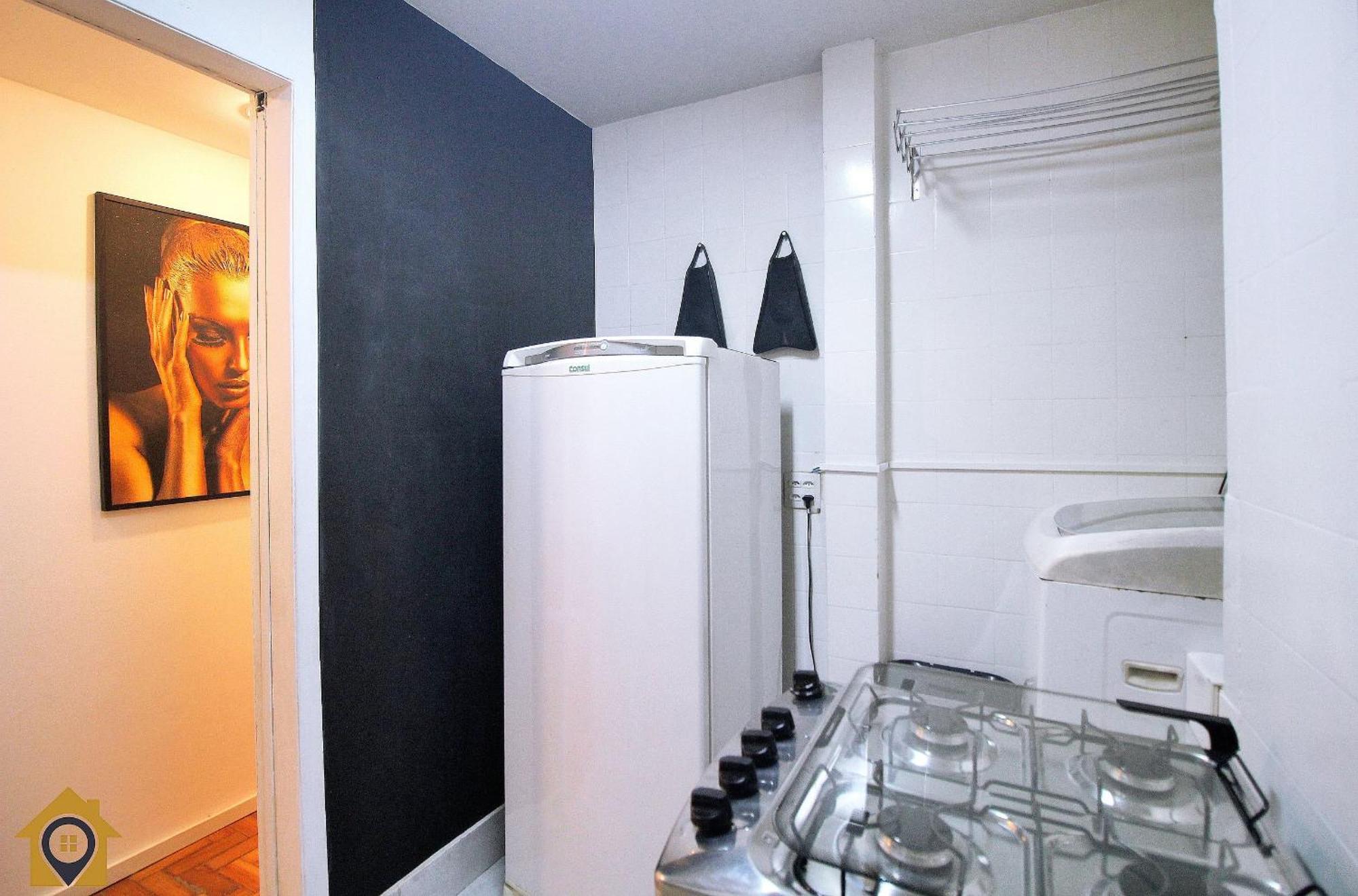 Aconchegante De 2 Quartos P/ 4 Pessoas Apartamento *